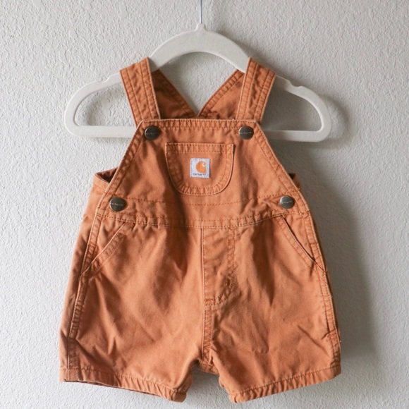 Carhartt Bottoms Infant Carhartt Baby Boy Overall Shorts Poshmark